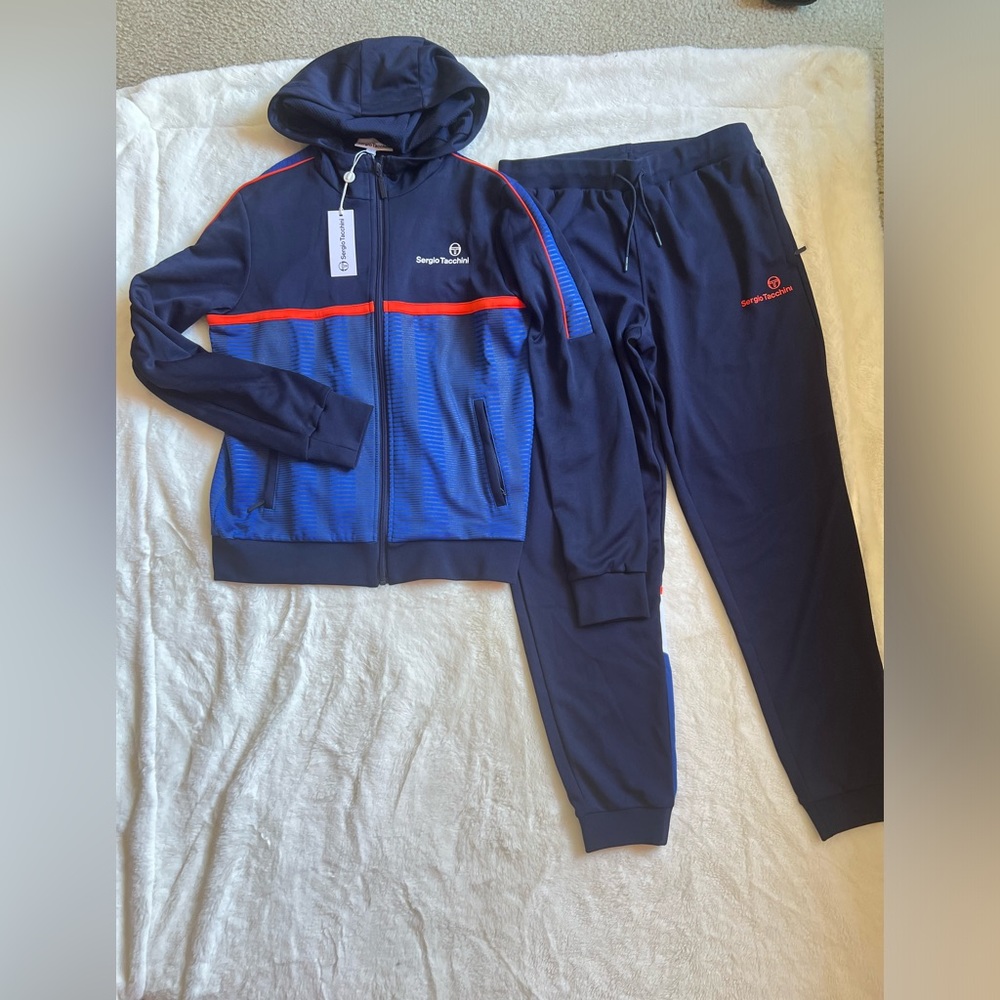 Sergio Tacchini Track Suit size Large